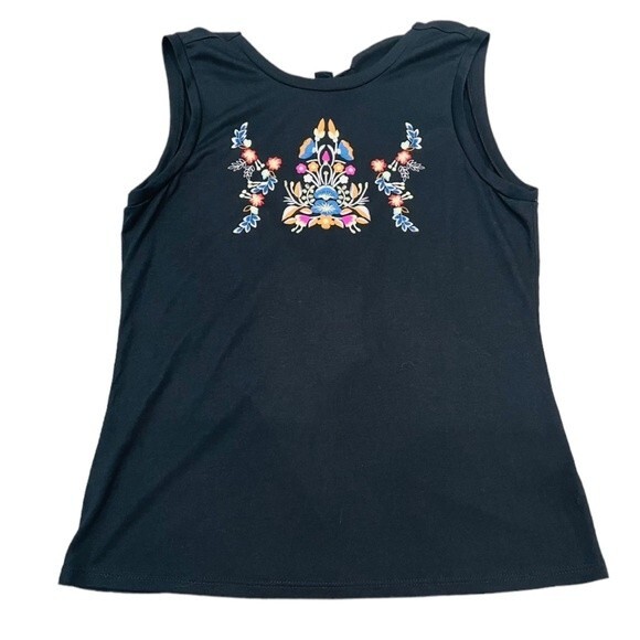 Buffalo David Bitton Colorful Design Tank Top Size S - Picture 1 of 11